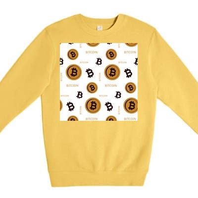 Bitcoin Cryptocurrency Money Premium Crewneck Sweatshirt