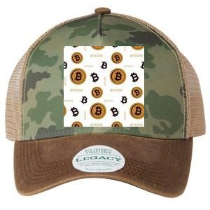 Bitcoin Cryptocurrency Money Legacy Tie Dye Trucker Hat