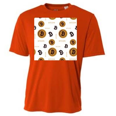 Bitcoin Cryptocurrency Money Cooling Performance Crew T-Shirt