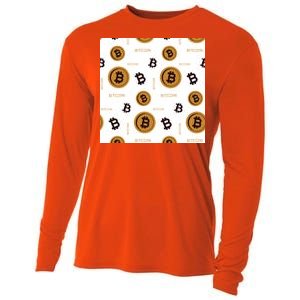 Bitcoin Cryptocurrency Money Cooling Performance Long Sleeve Crew