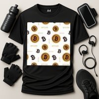 Bitcoin Cryptocurrency Money Performance Shirt
