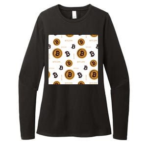 Bitcoin Cryptocurrency Money Womens CVC Long Sleeve Shirt