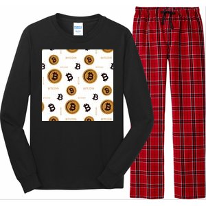 Bitcoin Cryptocurrency Money Long Sleeve Pajama Set