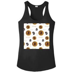 Bitcoin Cryptocurrency Money Ladies PosiCharge Competitor Racerback Tank