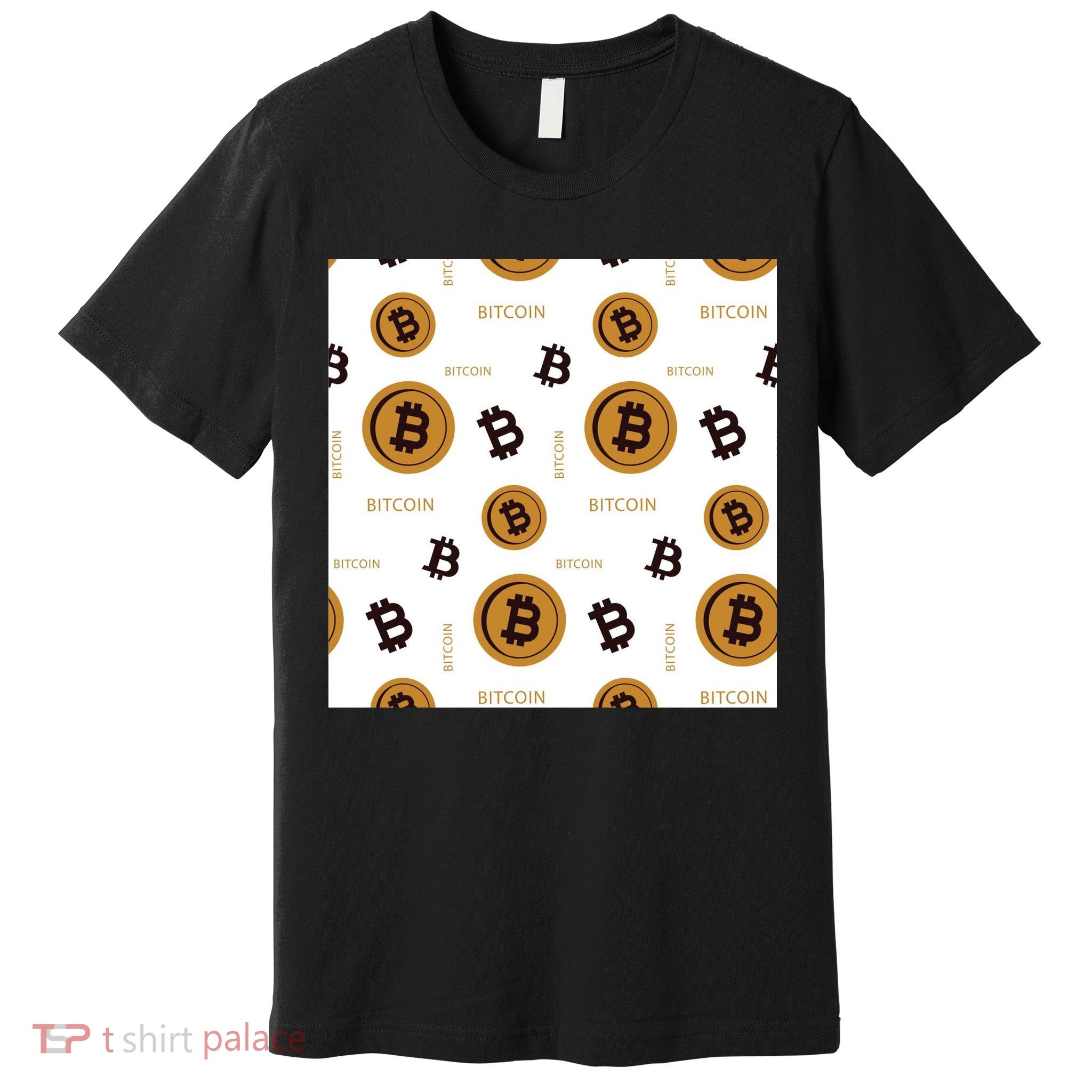 Bitcoin Cryptocurrency Money Premium T-Shirt
