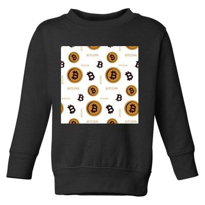 Bitcoin Cryptocurrency Money Toddler Sweatshirt