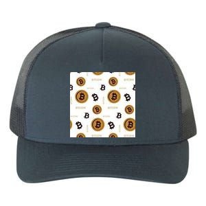 Bitcoin Cryptocurrency Money Yupoong Adult 5-Panel Trucker Hat