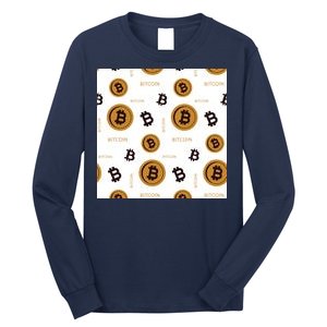 Bitcoin Cryptocurrency Money Long Sleeve Shirt