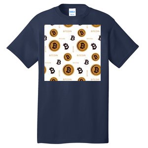 Bitcoin Cryptocurrency Money Tall T-Shirt