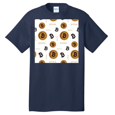 Bitcoin Cryptocurrency Money Tall T-Shirt