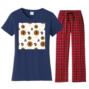 Bitcoin Cryptocurrency Money Women's Flannel Pajama Set