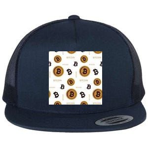 Bitcoin Cryptocurrency Money Flat Bill Trucker Hat