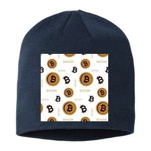 Bitcoin Cryptocurrency Money Sustainable Beanie