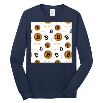 Bitcoin Cryptocurrency Money Tall Long Sleeve T-Shirt