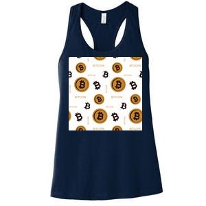 Bitcoin Cryptocurrency Money Women's Racerback Tank