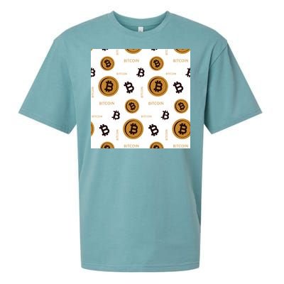 Bitcoin Cryptocurrency Money Sueded Cloud Jersey T-Shirt