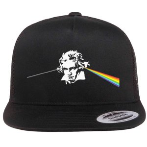 Beethoven Classical Music Composer Teacher Musician Flat Bill Trucker Hat