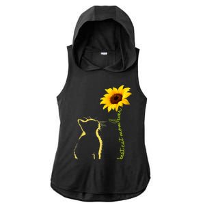 Best Cat Mom Ever Sunflower Mothers Day Gifts For Cat Lover Ladies PosiCharge Tri-Blend Wicking Draft Hoodie Tank