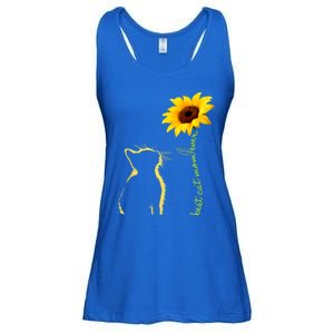 Best Cat Mom Ever Sunflower Mothers Day Gifts For Cat Lover Ladies Essential Flowy Tank