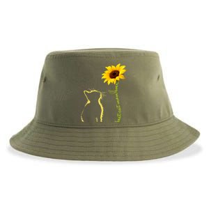 Best Cat Mom Ever Sunflower Mothers Day Gifts For Cat Lover Sustainable Bucket Hat