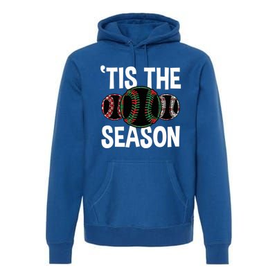 Baseball Christmas Merry Xmas Santa Claus Pitcher Catcher Gift Premium Hoodie