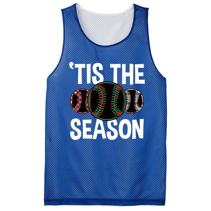 Baseball Christmas Merry Xmas Santa Claus Pitcher Catcher Gift Mesh Reversible Basketball Jersey Tank