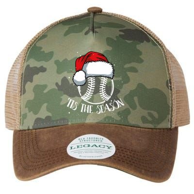 Baseball Christmas Merry Xmas Santa Claus Pitcher Catcher Meaningful Gift Legacy Tie Dye Trucker Hat