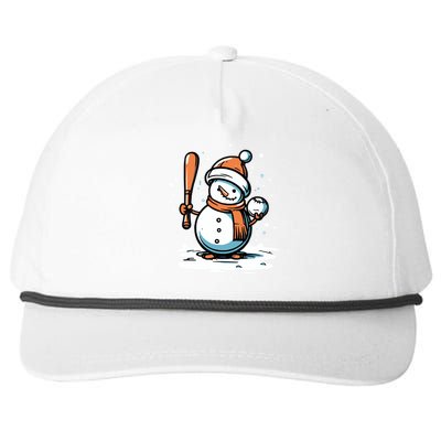 Baseball Christmas Merry Xmas Santa Claus Pitcher Catcher Gift Snapback Five-Panel Rope Hat