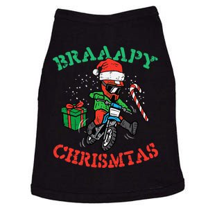 Braaapy Christmas Motocross Dirt Bike Biker Doggie Tank