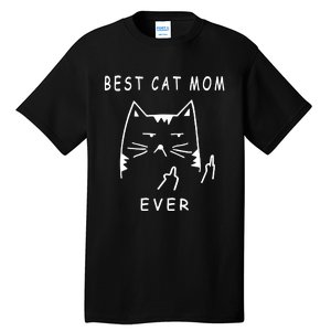 Best Cat Mom Happy Mother Day Kitten Mama Gift Tall T-Shirt