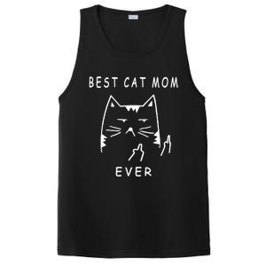 Best Cat Mom Happy Mother Day Kitten Mama Gift PosiCharge Competitor Tank