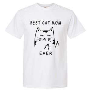 Best Cat Mom Happy Mother Day Kitten Mama Gift Garment-Dyed Heavyweight T-Shirt