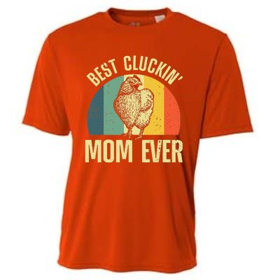 Best Chicken Mom For Cluckin Farm Chicken Lovers Cooling Performance Crew T-Shirt