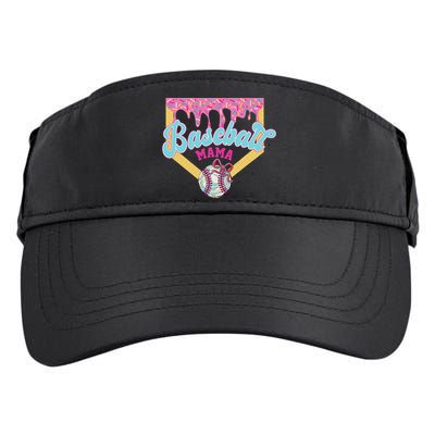 Baseball Cute Mama Ice Cream Cute Baseball Mom Gift Adult Drive Performance Visor