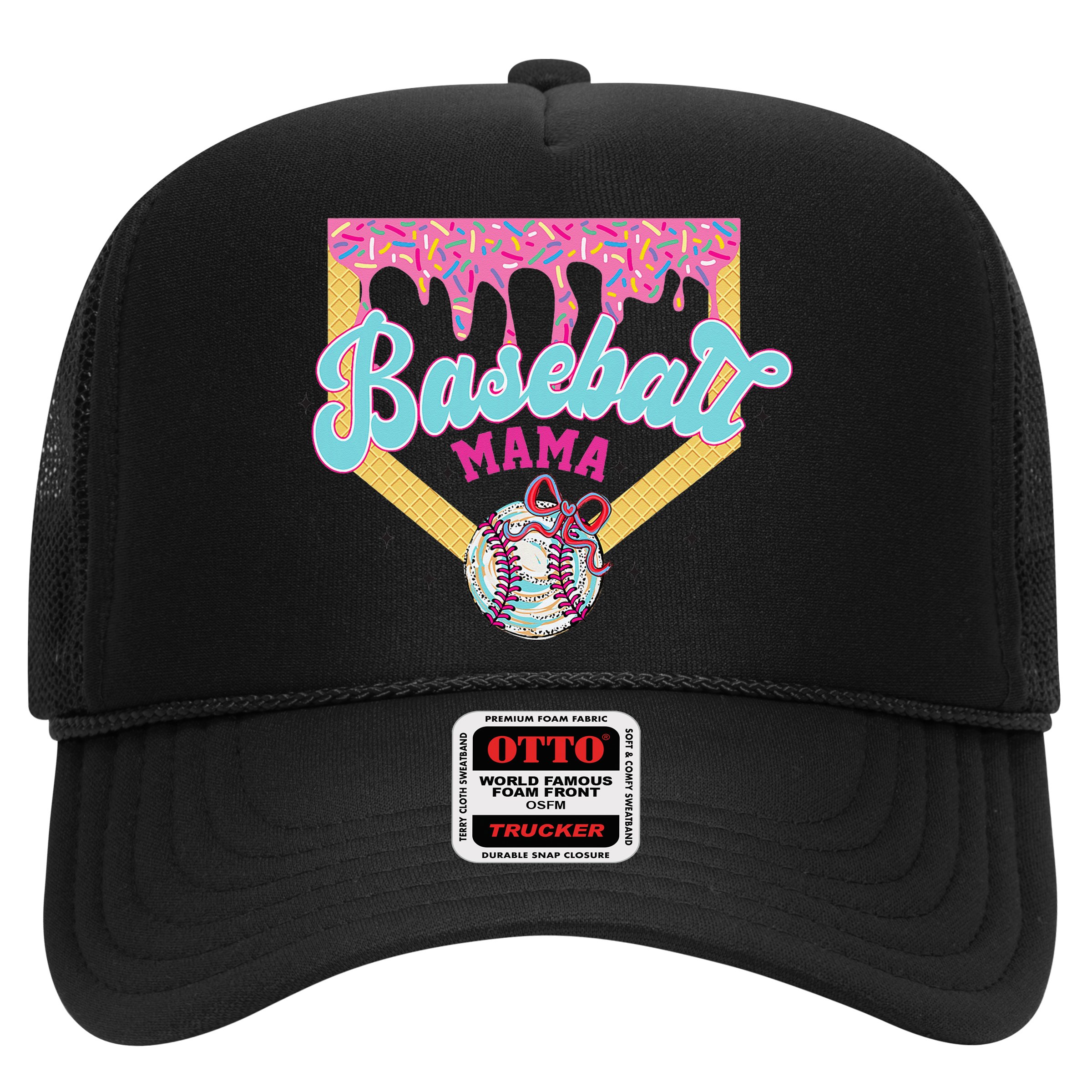 Baseball Cute Mama Ice Cream Cute Baseball Mom Gift Hat