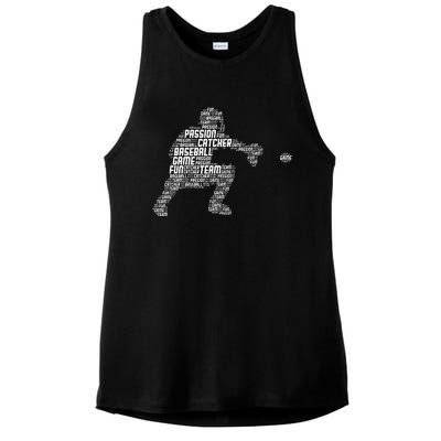 Baseball Catcher Men Kids Ladies PosiCharge Tri-Blend Wicking Tank