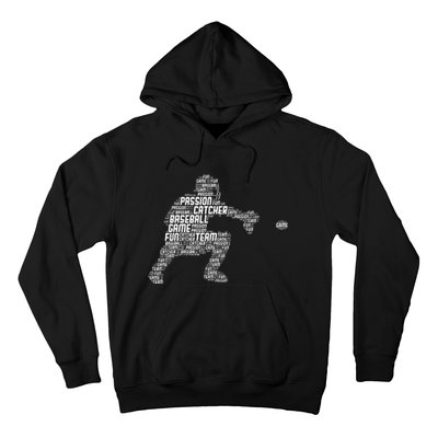 Baseball Catcher Men Kids Hoodie