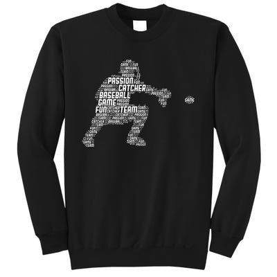 Baseball Catcher Men Kids Sweatshirt