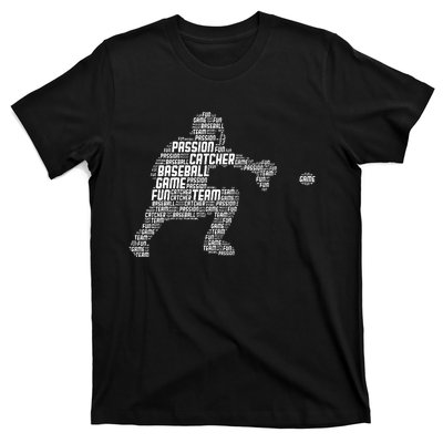 Baseball Catcher Men Kids T-Shirt