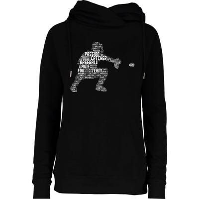 Baseball Catcher Men Kids Womens Funnel Neck Pullover Hood