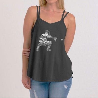 Baseball Catcher Men Kids Women's Strappy Tank