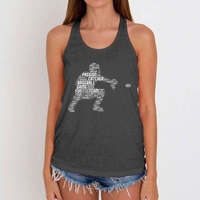 Baseball Catcher Men Kids Women's Knotted Racerback Tank