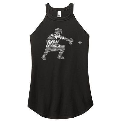 Baseball Catcher Men Kids Women’s Perfect Tri Rocker Tank