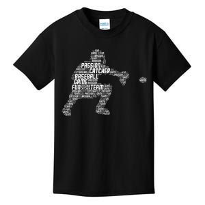 Baseball Catcher Men Kids Kids T-Shirt