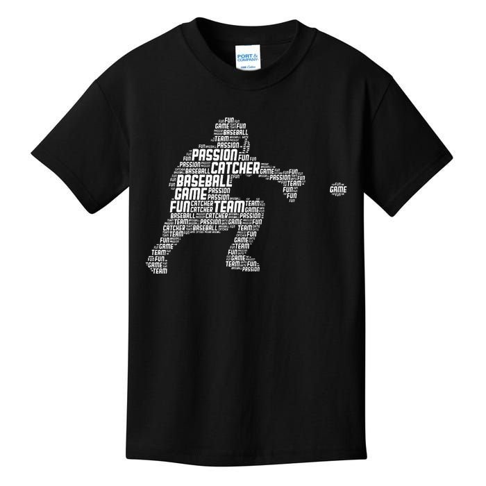 Baseball Catcher Men Kids Kids T-Shirt