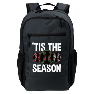 Baseball Christmas Merry Xmas Santa Claus Pitcher Catcher Gift Daily Commute Backpack