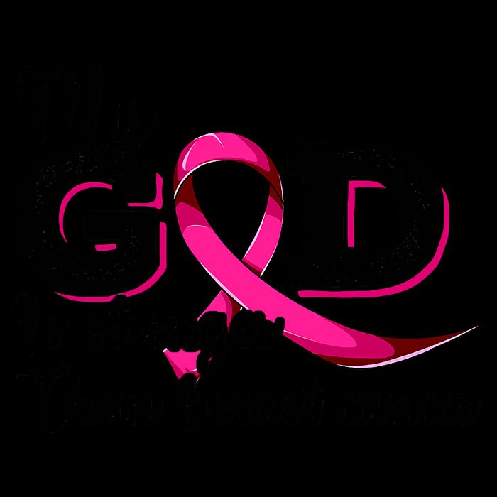 Breast Cancer My God Is Stronger Than Breast Cancer Womens Tank Top