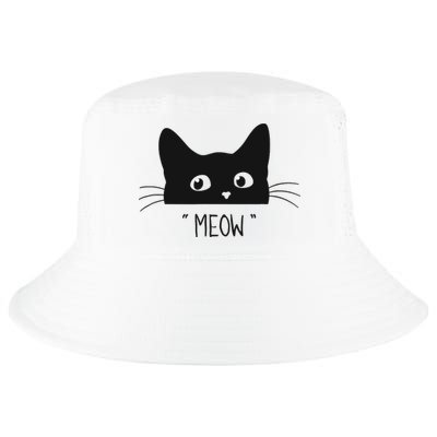 Black Cat Meow Cat Meow Kitty Funny Cats Kitty Cool Comfort Performance Bucket Hat