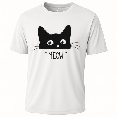 Black Cat Meow Cat Meow Kitty Funny Cats Kitty Performance Shirt