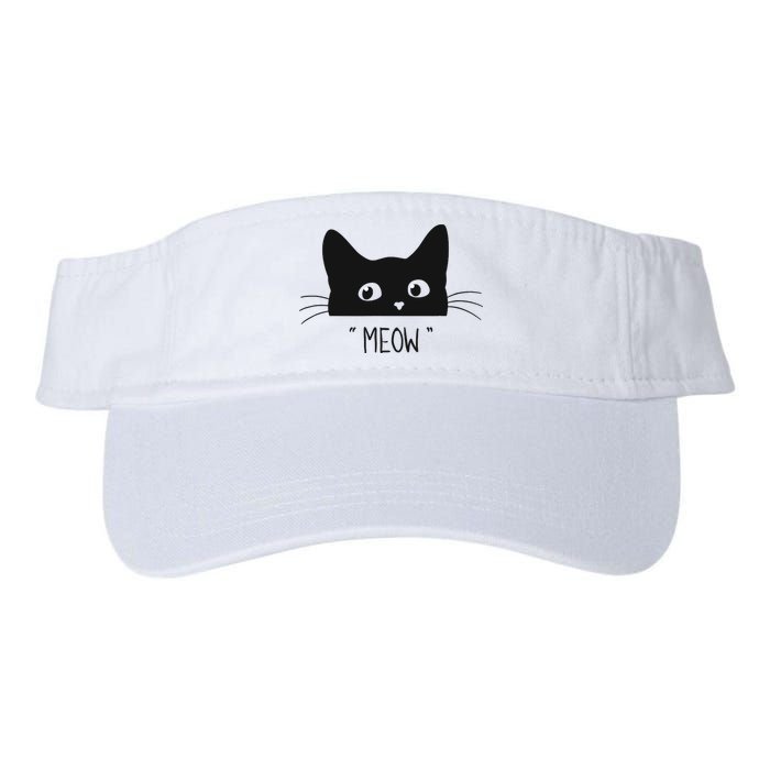 Black Cat Meow Cat Meow Kitty Funny Cats Kitty Visor